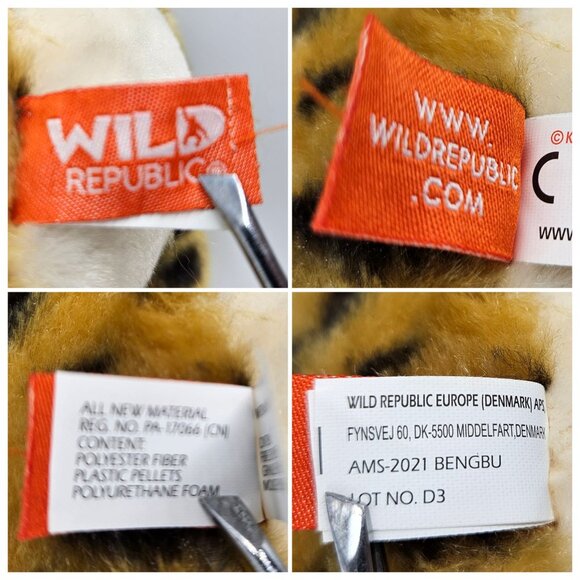 Wild Republic Cheetah Plush Stuffed Animal Soft Realistic Lifelike Kids Toy 10" - Picture 9 of 12